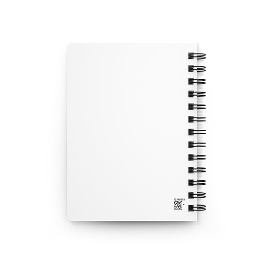 Coffee Lover Spiral Journal – Illustrated ‘Coffee?’ Cup Design Notebook