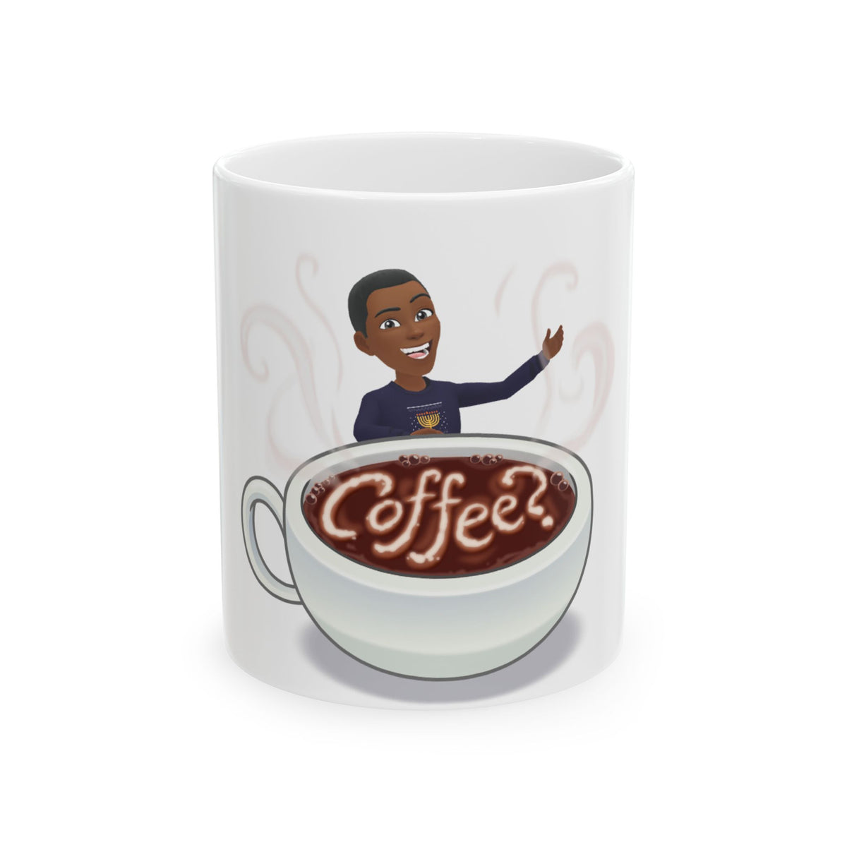 Coffee Lover Mug — Whimsical Latte Art Coffee? Ceramic Mug (11oz, 15oz)