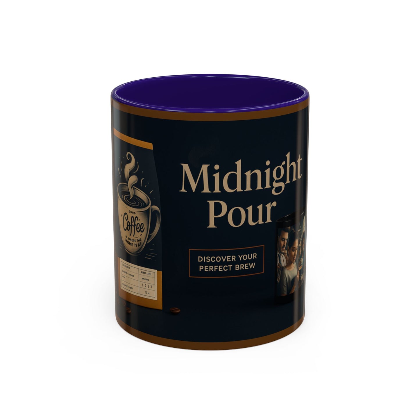 Midnight Pour Coffee Mug - 11oz & 15oz - Perfect for Cozy Afternoons