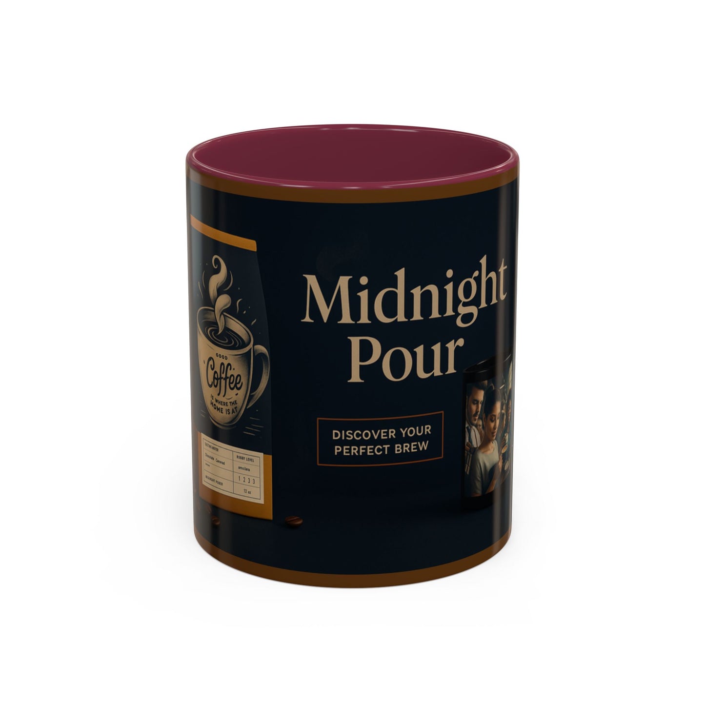 Midnight Pour Coffee Mug - 11oz & 15oz - Perfect for Cozy Afternoons