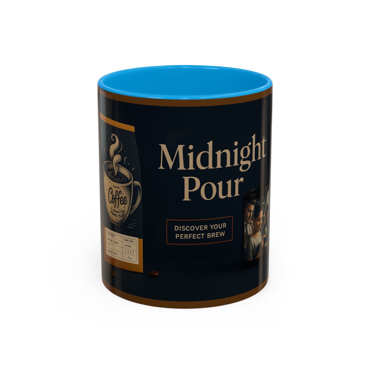 Midnight Pour Coffee Mug - 11oz & 15oz - Perfect for Cozy Afternoons