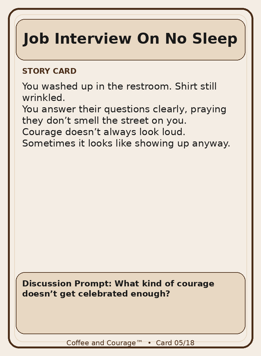 Coffee & Courage TM - Digital Card Deck (Preview Edition)