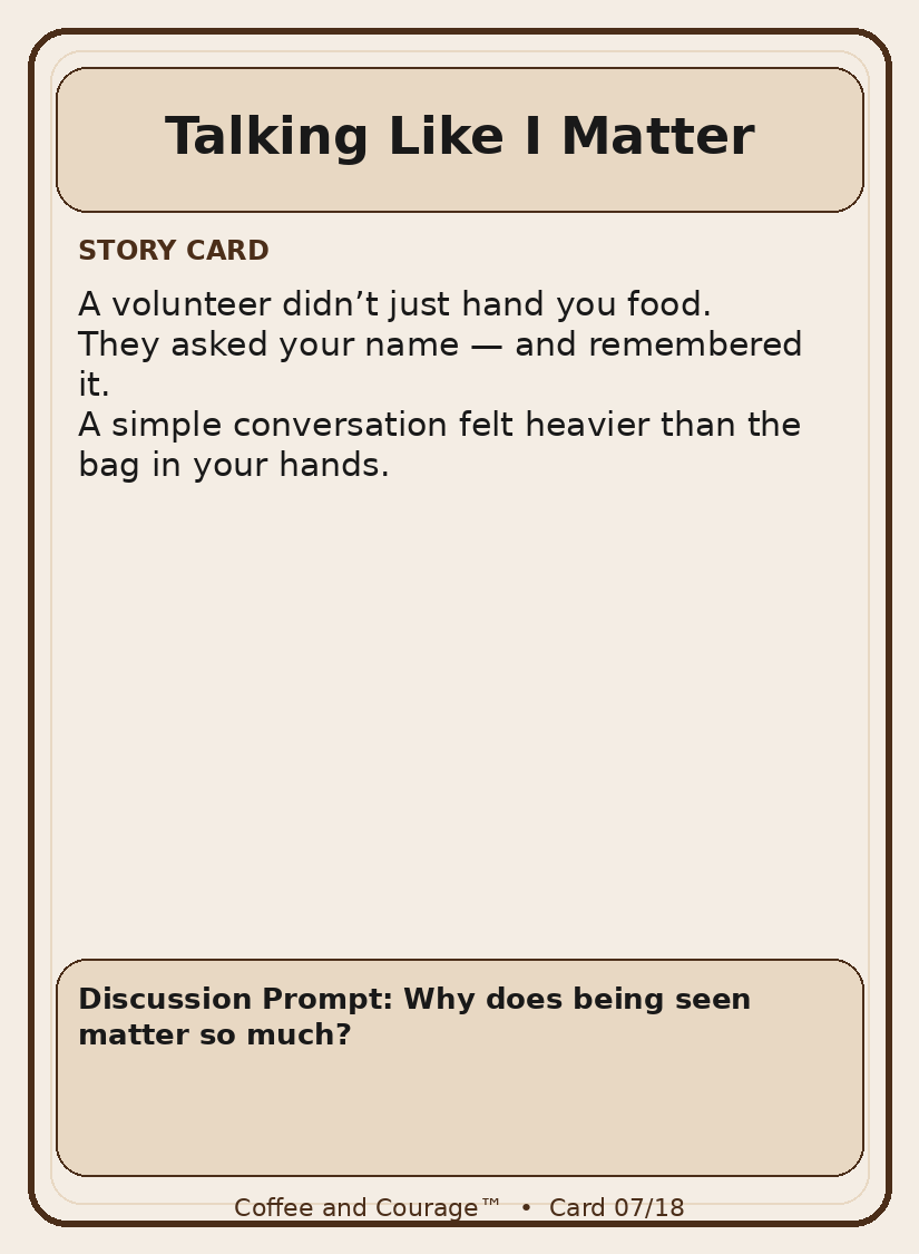 Coffee & Courage TM Story Cards- Digital Download (18 Cards)