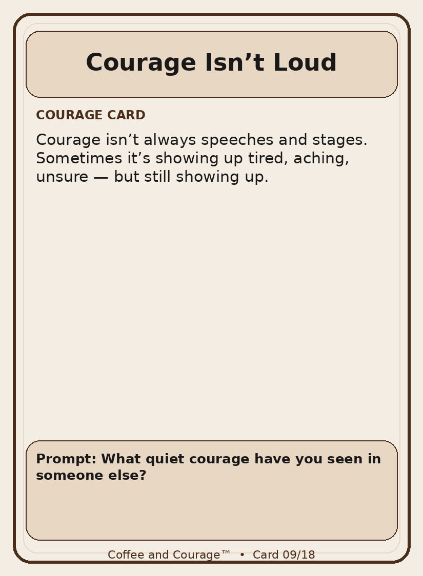 Coffee & Courage TM Story Cards- Digital Download (18 Cards)