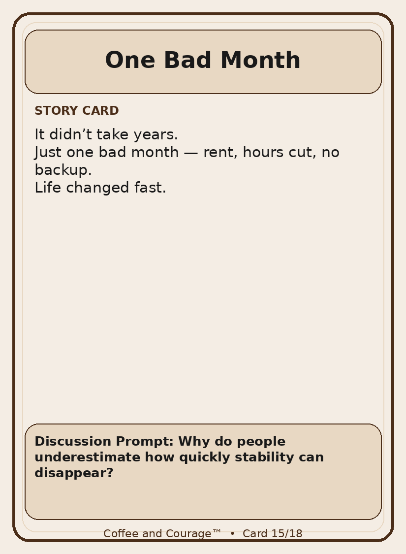 Coffee & Courage TM Story Cards- Digital Download (18 Cards)