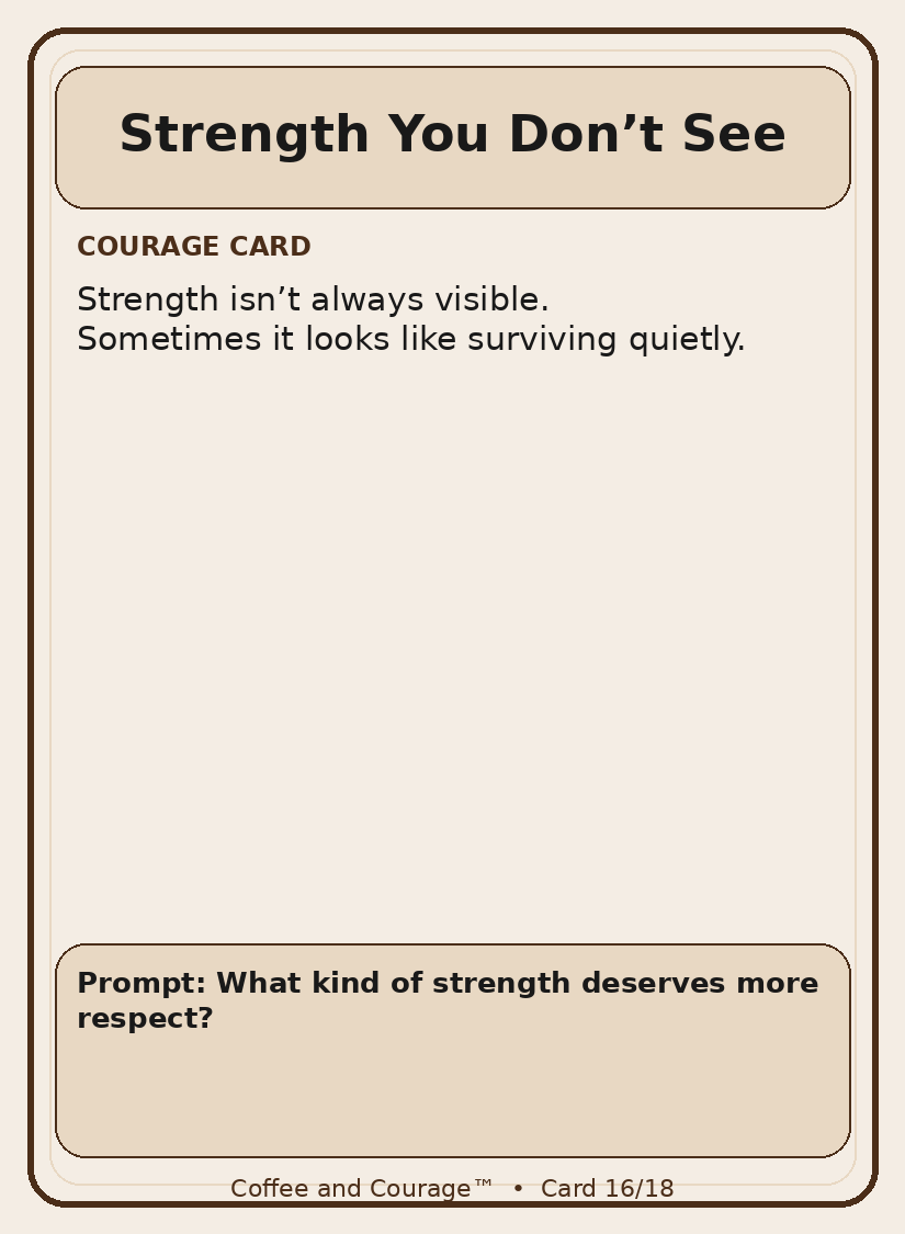 Coffee & Courage TM Story Cards- Digital Download (18 Cards)